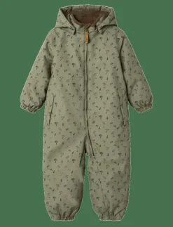 NMMLASNOW10 SNOWSUIT AOP FO LIL - Overaller|Lil'Atelier Discount