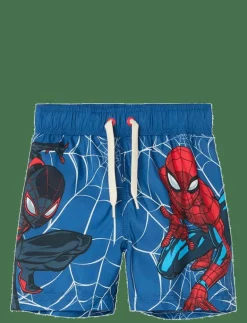 NMMMAVE SPIDER LONG SWIMSHORTS MAR - Badbyxa|name it Hot