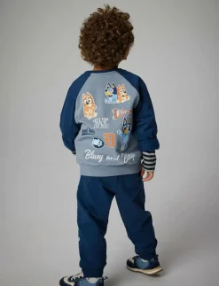 NMMSILAS BLUEY NREG SWEAT BRU SKY - Sweatshirts|name it New