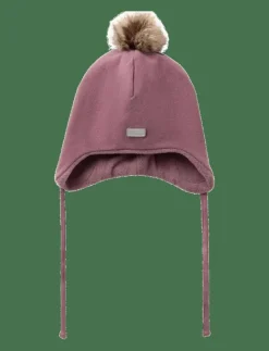 name it NMNMALL JERSEY HAT W. FLEECE3 FO - Babymössor GRAPE SHAKE Clearance