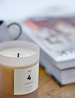 Bloomingville NO.4-Lemon Verbena Scent Candle - Blockljus NATURAL Discount