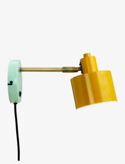 Ocean karry/ messing/ turkis væglampe - Vägglampor|Dyberg Larsen Discount