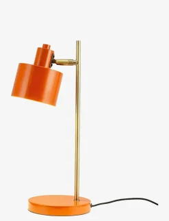 Dyberg Larsen Ocean orange/ messing bordlampe - Bordslampor ORANGE/ BRASS Discount