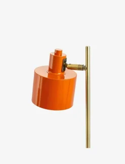 Dyberg Larsen Ocean orange/ messing bordlampe - Bordslampor ORANGE/ BRASS Discount