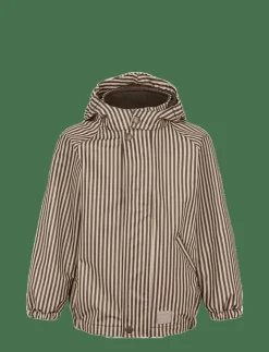MarMar Copenhagen Oddy Set - Regnställ BROWN STRIPE New