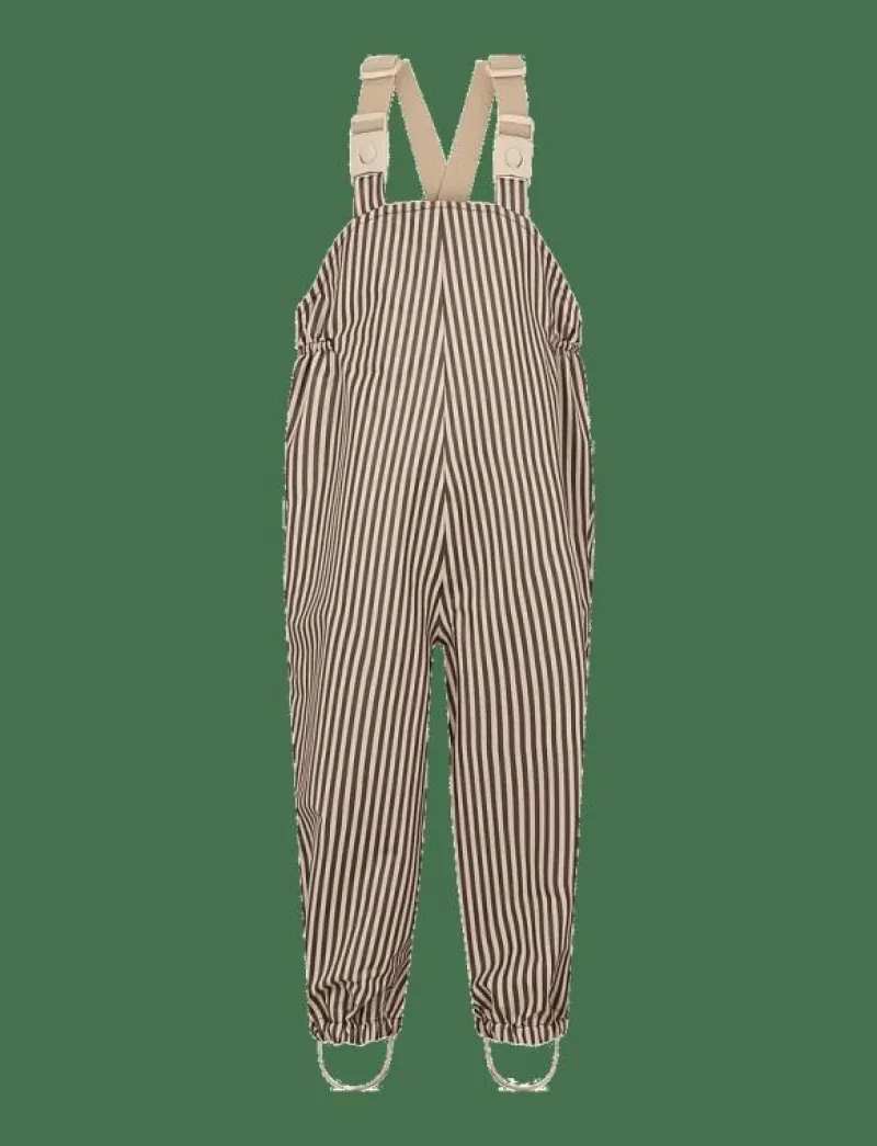 MarMar Copenhagen Oddy Set - Regnställ BROWN STRIPE New