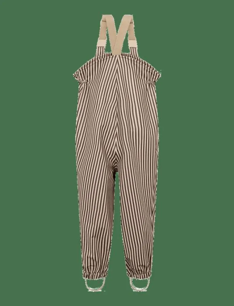 MarMar Copenhagen Oddy Set - Regnställ BROWN STRIPE New