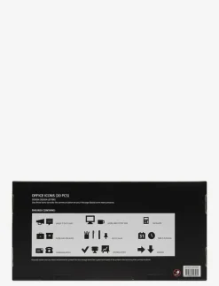 Design Letters Office icons for message board - Kontorsmaterial BLACK Discount