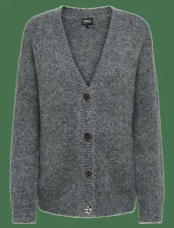 Only Maternity OLMZOEY L/S CARDIGAN EX KNT - Koftor DARK GREY MELANGE Sale