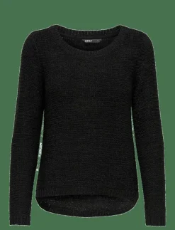 ONLY ONLGEENA XO L/S PULLOVER KNT NOOS - Tröjor BLACK Clearance