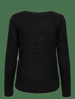 ONLY ONLGEENA XO L/S PULLOVER KNT NOOS - Tröjor BLACK Clearance