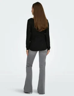 ONLY ONLGEENA XO L/S PULLOVER KNT NOOS - Tröjor BLACK Clearance