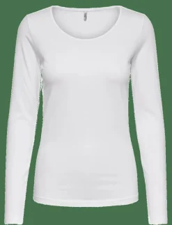 ONLY ONLLIVE LOVE L/S ONECK TOP NOOS JRS - Långärmade toppar WHITE Online