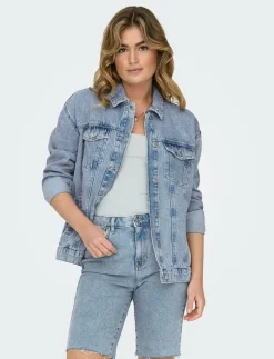 ONLOCEAN L/S OVERSIZE JKT DNM NOOS - Jeansjackor|ONLY