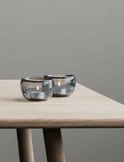 Stelton Ora tealightholder, 2 pcs. - Dekoration SMOKE