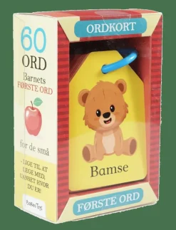 Barbo Toys Ordkort - Mine Først Ord (DK) - Pedagogisk barnbok MULTIPLE COLOR Discount