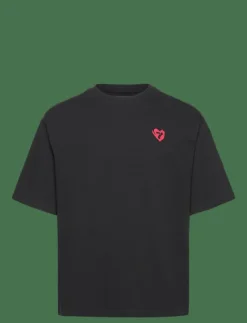 7 DAYS Active Organic Heavy Boxy Tee - T-Shirts 001 BLACK Clearance