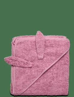 Pippi Organic hooded towel - Handdukar OLD ROSE Outlet