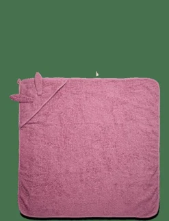 Pippi Organic hooded towel - Handdukar OLD ROSE Outlet