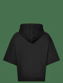 7 DAYS Active Organic Short Sleeve Hoodie - Huvtröjor 001 BLACK Discount