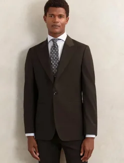 Reiss OSCAR - Enkelknäppta kavajer CHOCOLATE BROWN Online