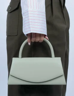 SUI AVA Overlapping Closure Handbag - Handväskor GREEN GRAPE Sale