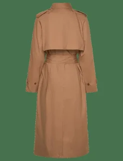 Lexington Clothing Oversized Cotton Trench Coat - Trenchcoats BEIGE Hot