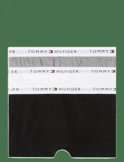 Tommy Hilfiger 3P TRUNK - Underklädesset WHITE/GRY HTR/BLACK Discount