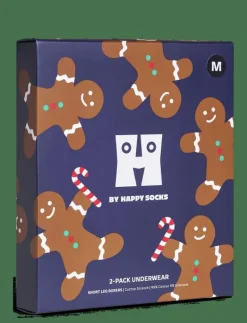2-Pack Gingerbread Short Boxers Gift Set - Boxershorts|Happy Socks