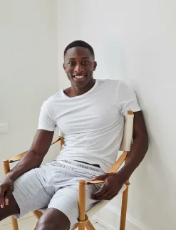 2-Pack Men Bamboo S/S Undershirt - Pyjamasöverdelar|URBAN QUEST Best