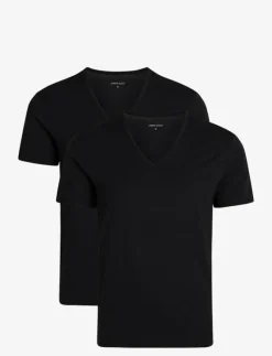 2-Pack Men Bamboo V-neck Undershirt - Pyjamasöverdelar|URBAN QUEST Clearance