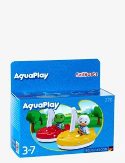 2-Pack Segelbåtar med Figurer - Badleksaker|Aquaplay New