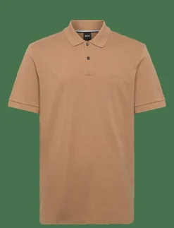 BOSS Pallas - Kortärmade pikéer MEDIUM BEIGE Online