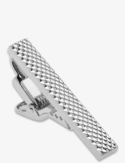 AN IVY Patterned Bar 3,5 cm - Slipsklämmor SILVER Best