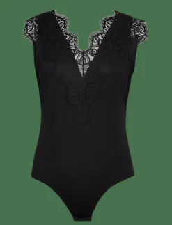 Pieces PCILU BODYSTOCKING NOOS - Bodies & slips BLACK New