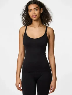 Pieces PCPLAIN UNDERWEAR TOP NOOS BC - Toppar BLACK Online