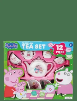 Peppa Pig - 12 pcs porcelain tea set - Leksakskök & Tillbehör|Barbo Toys