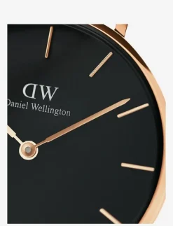 Daniel Wellington Petite 36 Ashfield RG Black - Analog klocka ROSE GOLD Discount
