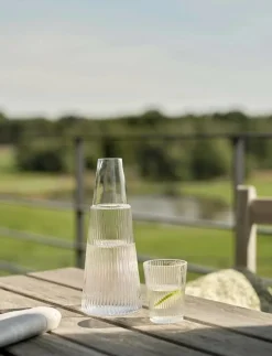 Stelton Pilastro karaff med dricksglas 1 l. - Vattenkaraffer & Vattenkannor CLEAR New