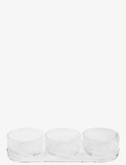 Stelton Pilastro tapas set - Skålar & Fat CLEAR