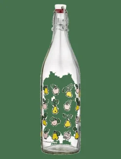 Muurla Pippi glasflaska Frukter 1L - Vattenflaskor CLEAR Best