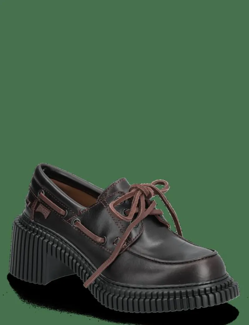 Camper Pix London - Loafers med klack BURGUNDY Clearance