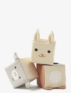 Kid's Concept Play cubes textile EDVIN - Stapelbara klossar MULTI