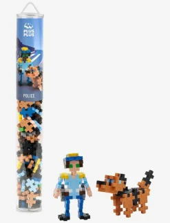 Plus-Plus Police / 100 pcs Tube - Byggsats MIX Clearance