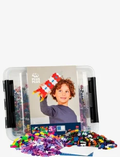 Plus-Plus Storage Box / 2400 pcs - Byggsats MIX Hot