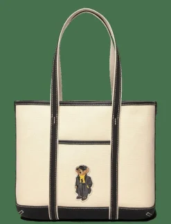 Polo Bear Canvas Small Shopper Tote - Shoppers|Polo Ralph Lauren