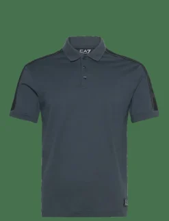 EA7 POLO SHIRT - Kortärmade pikéer DARK SLATE Outlet