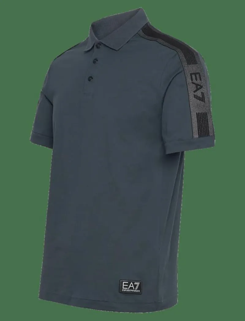 EA7 POLO SHIRT - Kortärmade pikéer DARK SLATE Outlet