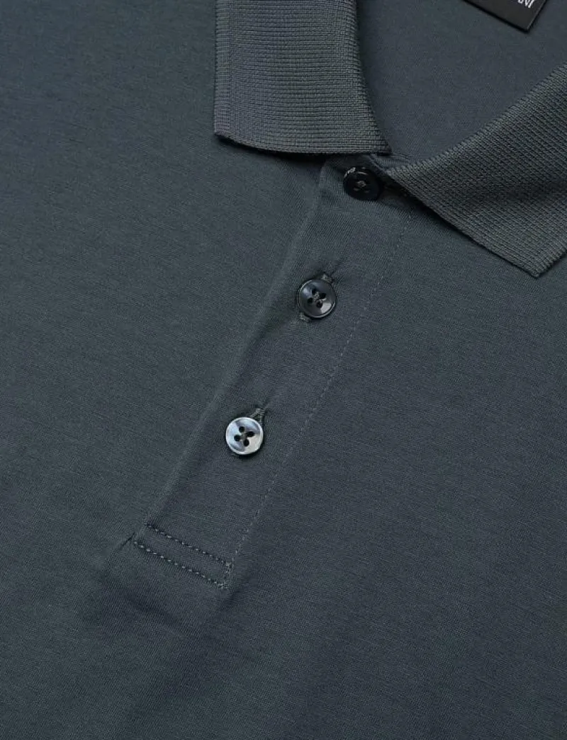 EA7 POLO SHIRT - Kortärmade pikéer DARK SLATE Outlet