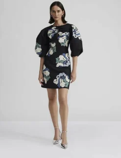 Malina Primrose open front mini dress - Korta klänningar FLORAL Online